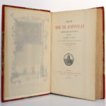 Jean Sire de Joinville, Histoire de Saint Louis, Natalis de WAILLY. Firmin Didot Frères, 1874. Frontispice, serpente, page titre.