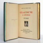 Claudine à l'école, Colette. Illustrations de Chas Laborde. Henri Jonquières et Cie, 1925. Page titre.