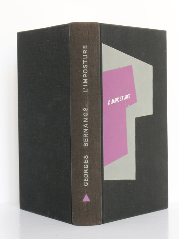 L'Imposture, Georges Bernanos. Club du meilleur livre 1953. Reliure : dos et plats.