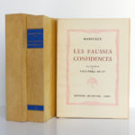 Les fausses confidences, Marivaux. Illustrations de Paul-Émile BÉCAT. Éditions Arc-en-Ciel, 1953. Livre, chemise et étui.