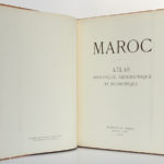 Maroc. Atlas historique, géographique et économique. Horizons de France, 1935. Page titre.