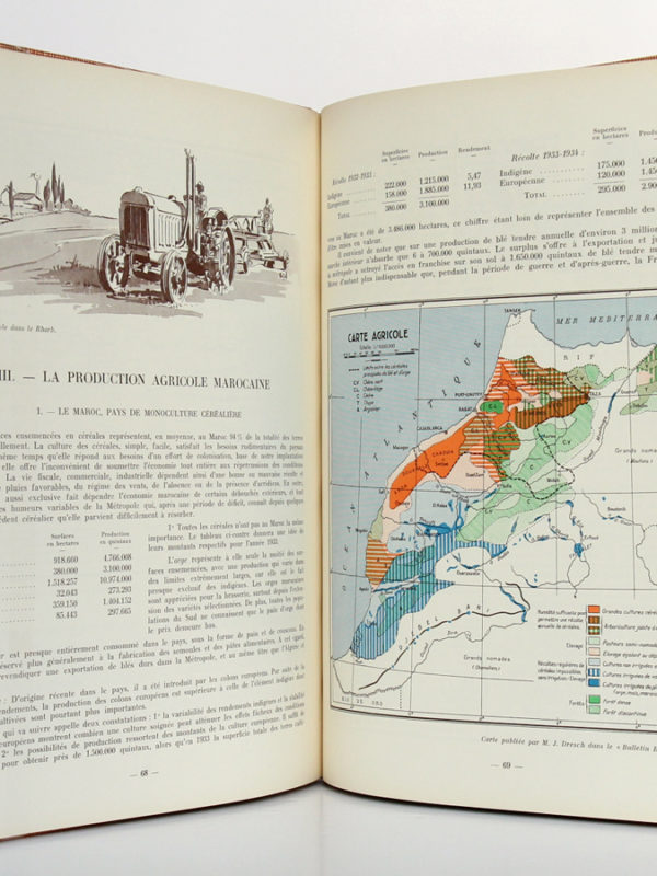 Maroc. Atlas historique, géographique et économique. Horizons de France, 1935. Pages intérieures.