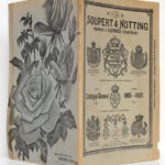 Catalogue n°124 de Soupert & Notting, rosiéristes à Luxembourg. Catalogue général 1905-1906. Couverture : première, quatrième et dos.