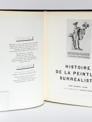 Histoire de la peinture surréaliste, Marcel JEAN. Éditions du Seuil, 1967. Page titre.