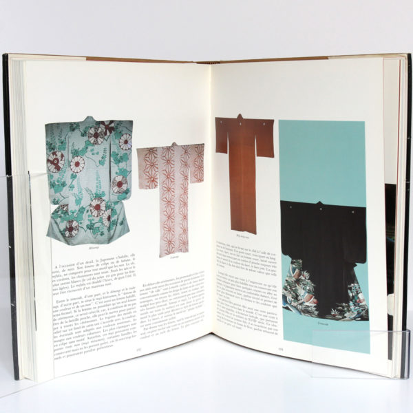 Kimono Art traditionnel du Japon, par Sylvie et Dominique BUISSON. Edita/La Bibliothèque des Arts, 1983. Pages intérieures 3.