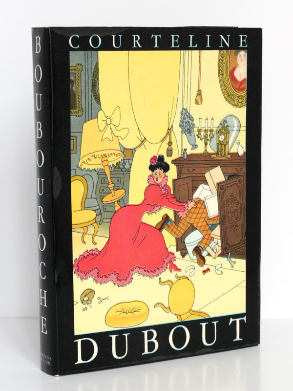Boubouroche, Georges Courteline. Aux Éditions du Livre, 1958. Illustrations de Dubout. Couverture.