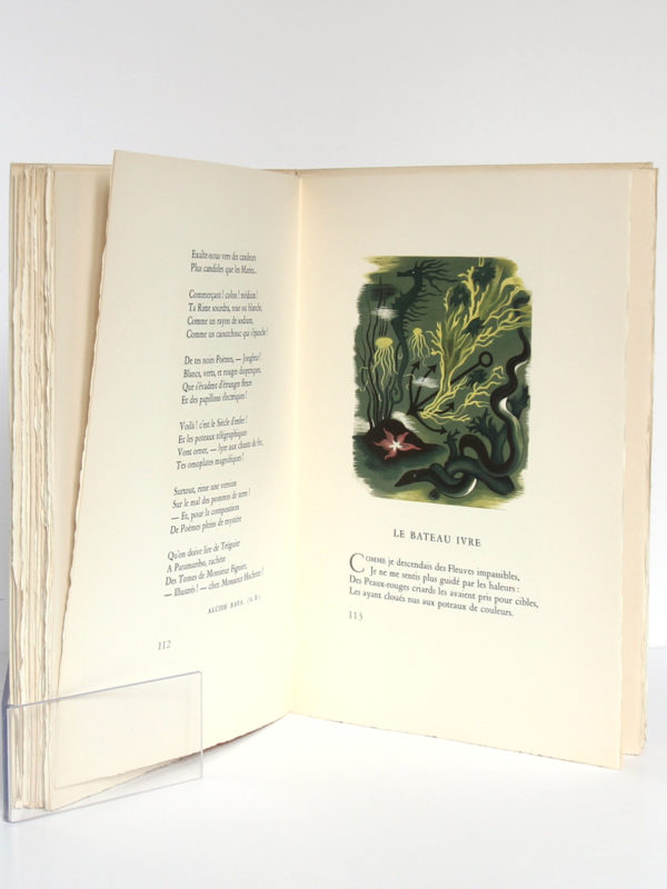 Poésies, Arthur Rimbaud. Marcel Lubineau Éditeur, 1953. Illustrations de Lucien Boucher. Pages intérieures 3.