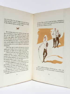 Vanille Pistache, Tristan Bernard. Éditions Raoul Solar, 1947. Illustrations de Paul Georges Klein. Pages intérieures.