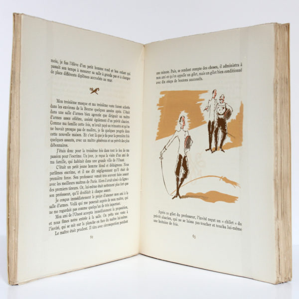 Vanille Pistache, Tristan Bernard. Éditions Raoul Solar, 1947. Illustrations de Paul Georges Klein. Pages intérieures.