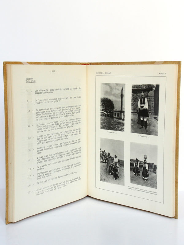 Quatorze Dix-huit, Marcel BROCHARD. Mémoire relié, Lyon/Nantes, 1953. Pages intérieures 2.