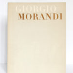 Giorgio Morandi. Catalogue de l'exposition au Musée National d'Art moderne à Paris en 1971. Couverture.