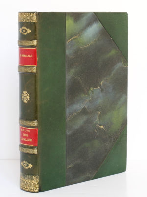 Le Lys dans la vallée, Honoré de BALZAC. Eaux-fortes de Nick PETRELLI. Éditions Albert Guillot, 1950. Reliure.