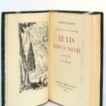 Le Lys dans la vallée, Honoré de BALZAC. Eaux-fortes de Nick PETRELLI. Éditions Albert Guillot, 1950. Frontispice et page titre.