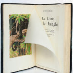 Le Livre de la jungle, Rudyard KIPLING. Illustrations H. DELUERMOZ. Librairie Delagrave, 1936. Frontispice et page titre.