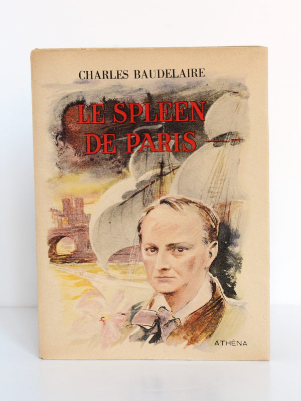 Le Spleen de Paris, Charles BAUDELAIRE. Dessins d’André HOFER. Athêna, 1946. Couverture.