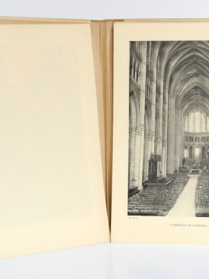 Monographie de la cathédrale de Chartres, Étienne HOUVET. Sans date [après 1939]. Pages intérieures 2.