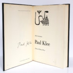 Paul Klee, Will GROHMANN. Éditions Flinker, 1954. Page titre.