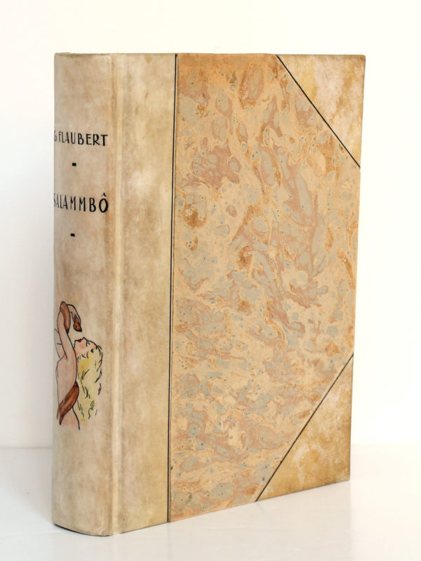 Salammbo, Gustave FLAUBERT. Dessins de LOBEL-RICHE. Rombaldi, 1939. Reliure.