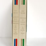 Almanach de la Révolution française et du Premier Empire, Jean Massin. Encyclopaedia Universalis, 1988. 2 volumes sous étui. Dos des volumes sous étui.