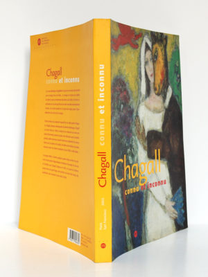Chagall connu et inconnu, catalogue Grand Palais, Paris 2003. Couverture : dos et plats.