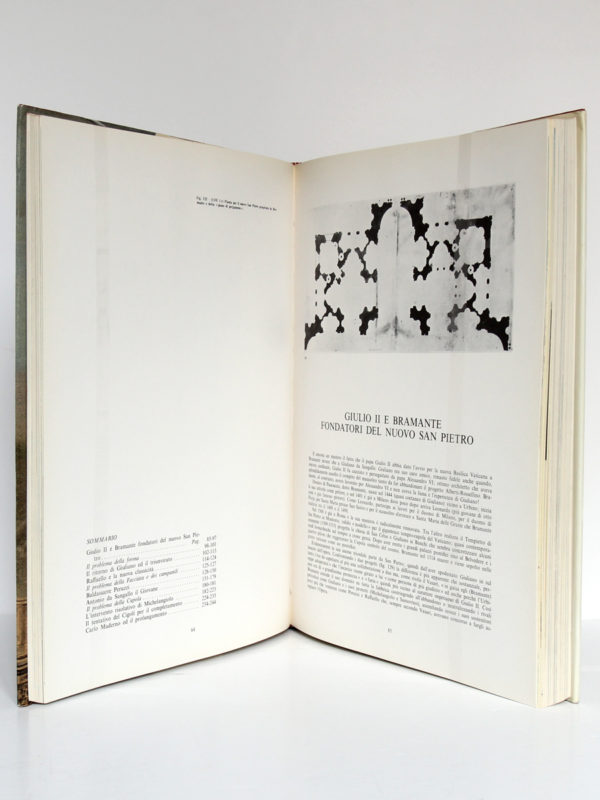 La Fabbrica di San Pietro, Alberto C. CARPICECI. Libreria Editrice Vaticana - Firenze, Bonechi Editore, 1983. Pages intérieures 2.