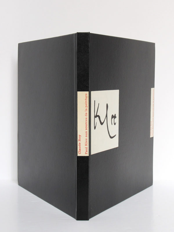 Paul Klee aux sources de la peinture, Claude ROY. Le Club français du livre, 1963. Couverture : plats et dos.