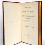 L'Institut de France et nos grands établissements scientifiques, Alexis Lemaistre. Librairie Hachette & Cie, 1896. Page titre.