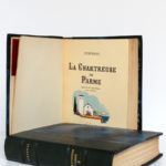 La Chartreuse de Parme, Stendhal. Aquarelles de Paul Domenc. La Belle Édition, sans date [1947]. Page titre du volume 1 et volume 2.