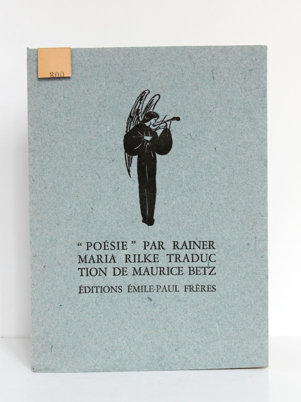 Poésie, Rainer Maria RILKE. Éditions Émile-Paul Frères, 1943. Couverture.