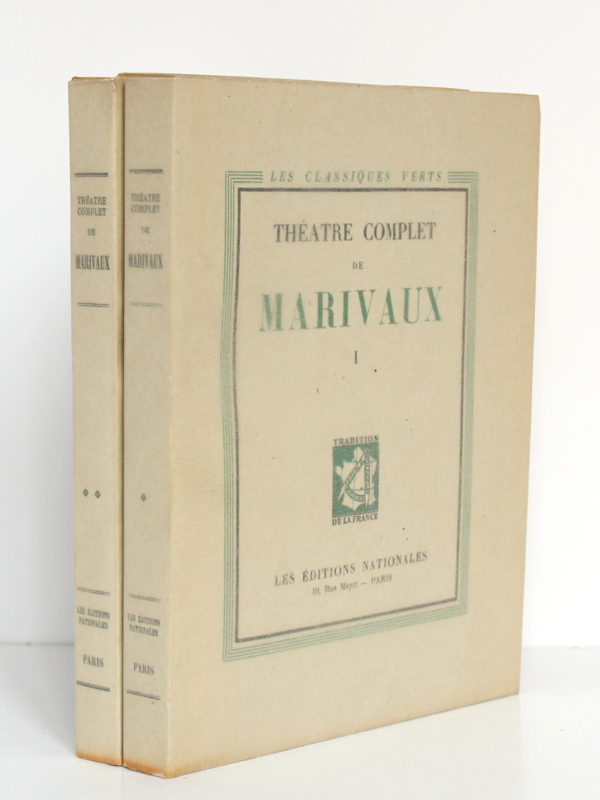 Théâtre complet de Marivaux. Les Éditions Nationales, 1946-1947. 2 volumes.