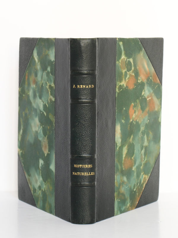 Histoires naturelles, Jules Renard. Flammarion, 1945. Reliure : dos et plats.