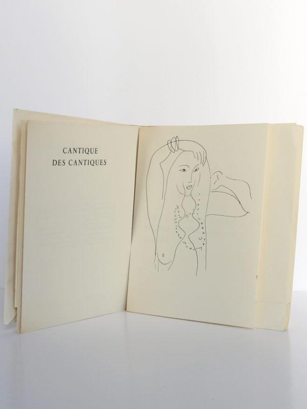 Le cantique des cantiques, 15 dessins de Matisse. Le club français du livre, 1962. Pages intérieures 1.