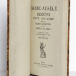 Pensées pour moi-même, Marc-Aurèle. Librairie Garnier Frères, sans date [vers 1951]. Page titre.