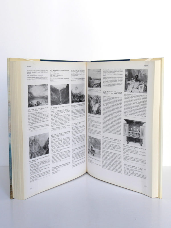 Turner Vie et œuvre Catalogues des peintures et des aquarelles, par Andrew Wilton. Office du Livre / Vilo, 1979. Pages intérieures 2.