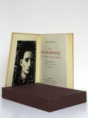 La métamorphose et autres nouvelles, Franz Kafka. Imprimerie Nationale/André Sauret, 1957. Frontispice et page titre.