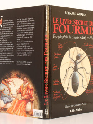 Le Livre secret des fourmis, Bernard Werber. Albin Michel, 1993. Couverture : dos et plats.