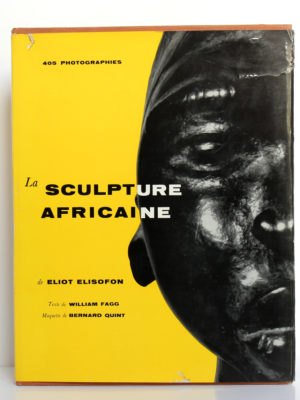La sculpture africaine de Eliot Elisofon. Fernand Hazan éditeur, 1958. Jaquette.