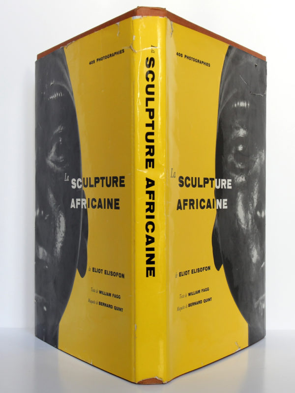 La sculpture africaine de Eliot Elisofon. Fernand Hazan éditeur, 1958. Jaquette : dos et plats.
