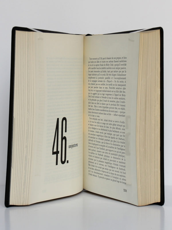 Moby Dick ou le cachalot blanc, Herman Melville. Le club français du livre, 1955. Pages intérieures 3.