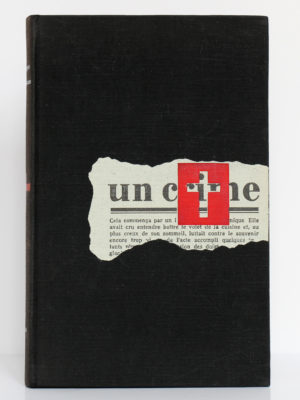 Un crime, Georges Bernanos. Le Club français du livre, 1954. Couverture.
