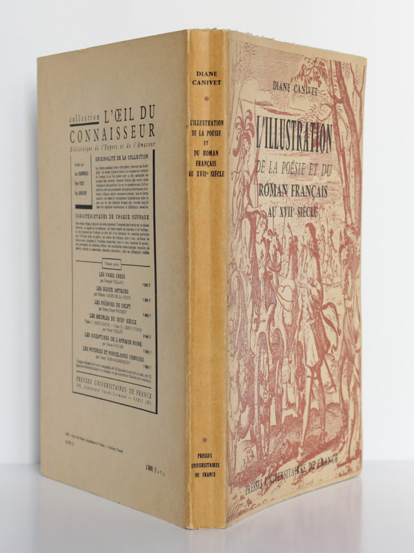 L’Illustration de la poésie et du roman français au XVIIe siècle, Diane Canivet. PUF, 1957. Couverture : dos et plats.