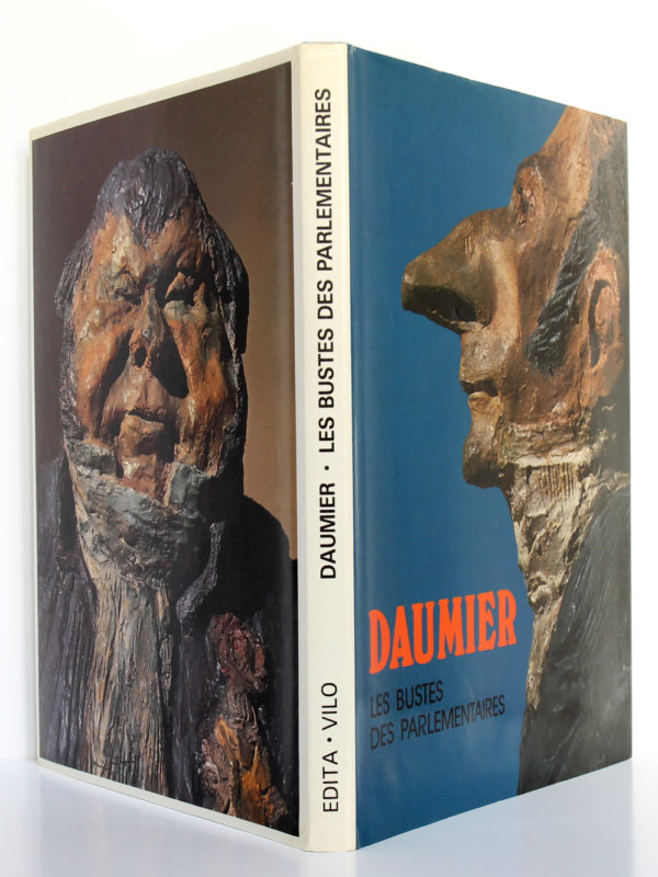 Les bustes des parlementaires par Honoré Daumier. Edita-Vilo, 1980. Couverture : dos et plats.
