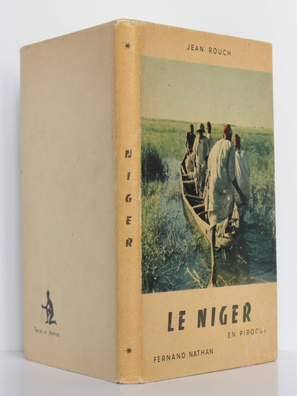 Le Niger en pirogue, Jean Rouch. Fernand Nathan, 1954. Couverture : dos et plats.